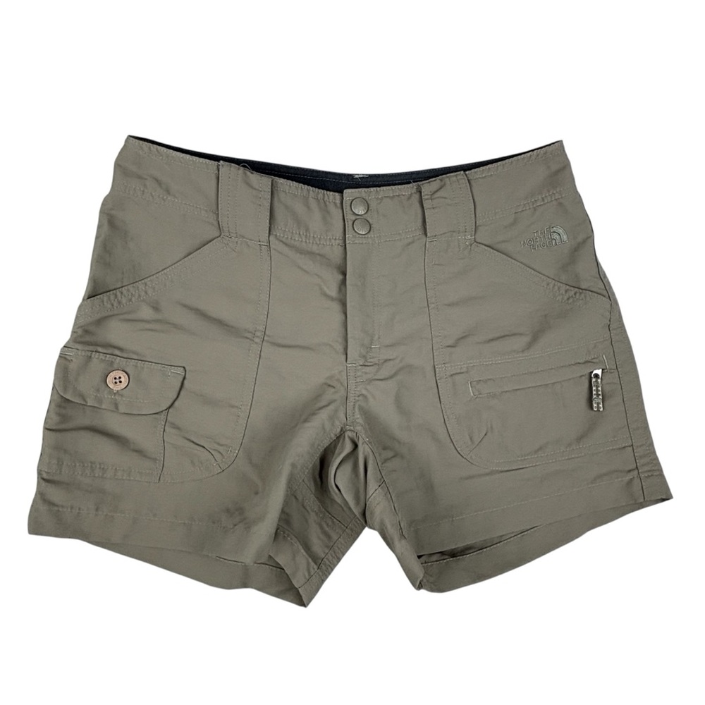 The North Face Shorts Womens‎ 8 Green Brown Paramount Cargo Hiking